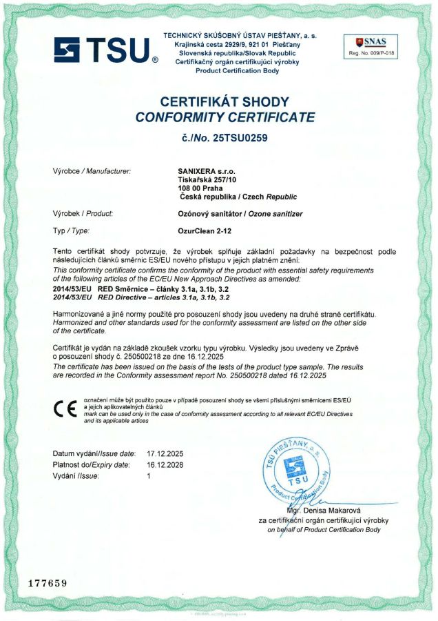 Certifikát shody